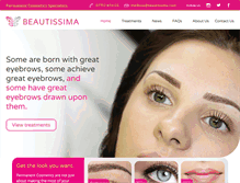 Tablet Screenshot of beautissima.com